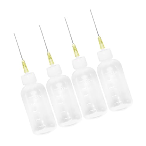 HEALSOPTHY 4 Stück Farbfüll-applikatorflaschen Für Golfschläger, Durchsichtige Quetschflasche Aus Kunststoff Für Präzises Auftragen, Applikatorflaschen Mit Präzisionsspitze von HEALSOPTHY