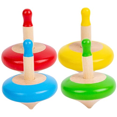 HEALSOPTHY 4 Stück Tragbare Holz Gyroskope für Kinder Pädagogisches Spielzeug Lustiges Kreiselspielzeug Interaktives Schreibtischspielzeug HEALSOPTHY 4 Stück Tragbare Holz Gyroskope für Kinder Pädagogisches Spielzeug Lustiges Kreiselspielzeug Interaktives Schreibtischspielzeug von HEALSOPTHY