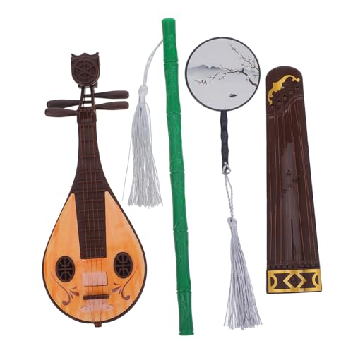 HEALSOPTHY 4 Stück Instrumente für Puppen Teiliges Zubehör mit Guqin Guzheng und Fächer Zufällige Farben für Puppenhäuser aus Hochwertigem Gefertigt Zufällige Farbe HEALSOPTHY 4 Stück Instrumente für Puppen Teiliges Zubehör mit Guqin Guzheng und Fächer Zufällige Farben für Puppenhäuser aus Hochwertigem Gefertigt Zufällige Farbe von HEALSOPTHY