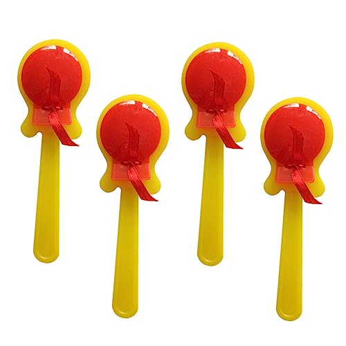 HEALSOPTHY 4 Stück Klappbrett Musikinstrumente, Percussion Toy Vorschulspielzeug Kreatives Kastagnettenspielzeug Interessante Instrumente Kinderspielzeug Abs von HEALSOPTHY