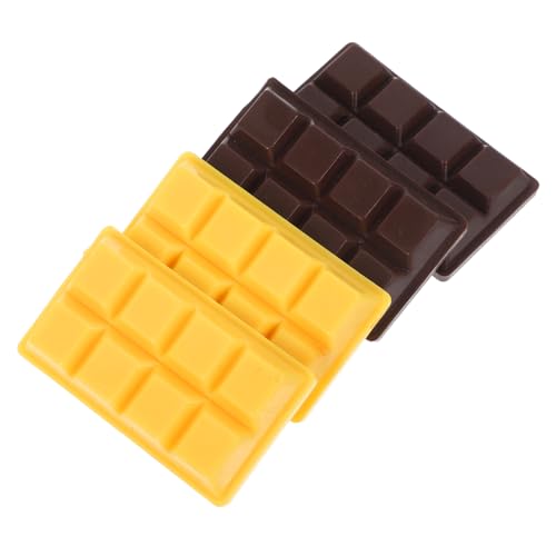 HEALSOPTHY 4 Stück Künstliche Schokoladenmodelle aus Resin Realistische Deko für Puppenhaus und Partys Pflegeleicht und Wohnaccessoires in Braun und Beige HEALSOPTHY 4 Stück Künstliche Schokoladenmodelle aus Resin Realistische Deko für Puppenhaus und Partys Pflegeleicht und Wohnaccessoires in Braun und Beige von HEALSOPTHY