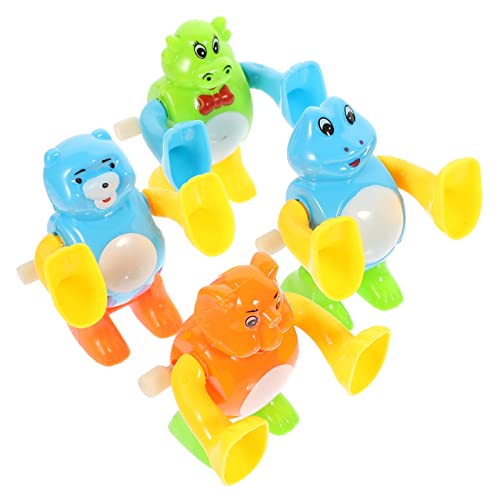 HEALSOPTHY 4 Stück Lustige Aufziehspielzeuge für Tragbares mit Cartoon Design für Partys und Sicheres Material für Lange Nutzung von HEALSOPTHY