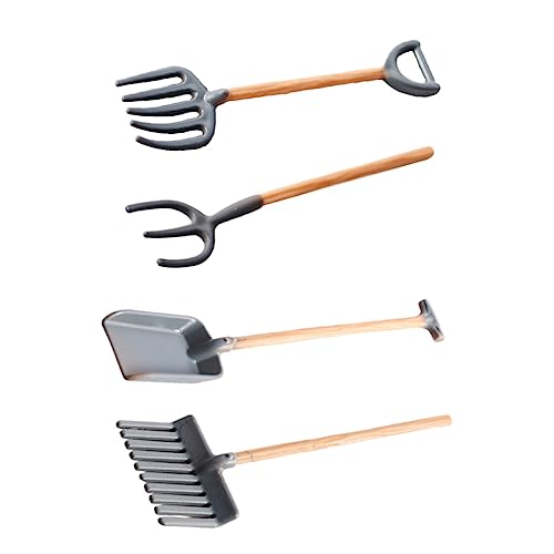 HEALSOPTHY 4 Stück Mini Gartengeräte Set für Puppenhaus Teiliges Set Rechen Spielzeugwerkzeuge für Gestalten von Miniaturfarmen HEALSOPTHY 4 Stück Mini Gartengeräte Set für Puppenhaus Teiliges Set Rechen Spielzeugwerkzeuge für Gestalten von Miniaturfarmen von HEALSOPTHY