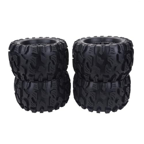 HEALSOPTHY 4 Stück Mini-fahrzeugrad Felge Modellbauzubehör Handgefertigtes Spielzeugautorad Rad Ersatzrad Autospielzeugzubehör Auto Spielzeugrad DIY-Rad Black von HEALSOPTHY