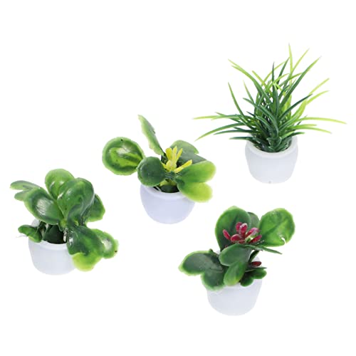 HEALSOPTHY 4 Stück Mini-pflanzenmodell Eingetopft Blumen Mini-sukkulenten Mini-künstliche Pflanzen Drinnen Realistisch Puppenhaus Pflanze Miniatur Für Anlage Kunstpflanze Topfdekore Plastik HEALSOPTHY 4 Stück Mini-pflanzenmodell Eingetopft Blumen Mini-sukkulenten Mini-künstliche Pflanzen Drinnen Realistisch Puppenhaus Pflanze Miniatur Für Anlage Kunstpflanze Topfdekore Plastik von HEALSOPTHY