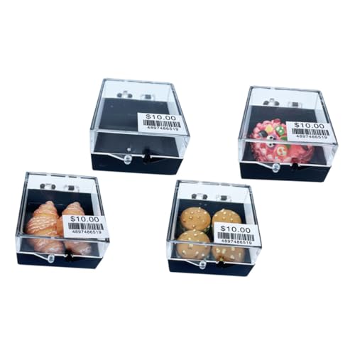 HEALSOPTHY 4 Stück Miniatur-Food-Modell Mini-Essen Simuliertes Lebensmittelmodell simuliertes Brot und Kuchen Simulation von Lebensmitteldekor lebendiges Lebensmittelmodell Plastik HEALSOPTHY 4 Stück Miniatur-Food-Modell Mini-Essen Simuliertes Lebensmittelmodell simuliertes Brot und Kuchen Simulation von Lebensmitteldekor lebendiges Lebensmittelmodell Plastik von HEALSOPTHY