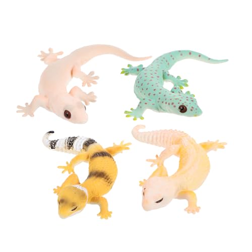 HEALSOPTHY 4 Stück Miniatur Gecko Figuren Realistische Reptilien Modelle für Garten und Partyd Dekoration Kognitive Tierfiguren für Erwachsene Lehrreich und Lebensnah HEALSOPTHY 4 Stück Miniatur Gecko Figuren Realistische Reptilien Modelle für Garten und Partyd Dekoration Kognitive Tierfiguren für Erwachsene Lehrreich und Lebensnah von HEALSOPTHY