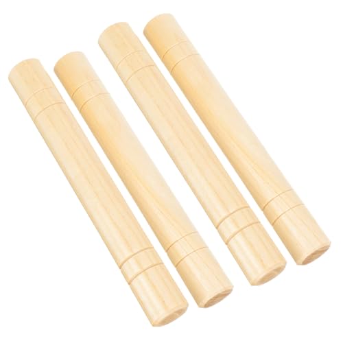 HEALSOPTHY 4 Stück Musikalische Rhythmus Sticks Klassische Percussion Instrumente für Frühe Bildung für Vorschule und Musikalische von Kindern von HEALSOPTHY
