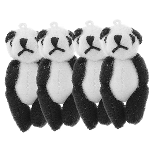 HEALSOPTHY 4 Stück Panda Plüschfiguren Niedliche Panda Stofftiere Deko für Kindergeburtstagsfeiern Schlüsselanhänger und Kreative Bastelprojekte HEALSOPTHY 4 Stück Panda Plüschfiguren Niedliche Panda Stofftiere Deko für Kindergeburtstagsfeiern Schlüsselanhänger und Kreative Bastelprojekte von HEALSOPTHY