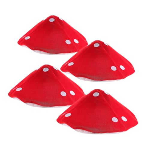 HEALSOPTHY 4 Stück Partyhut zubehör lustige hüte für Kinderpartyhüte Hüte für kleine Mädchen Pilzhut Pilzmütze Partyhüte Kindergeburtstag Pilz Hut Cosplay Stoff rot HEALSOPTHY 4 Stück Partyhut zubehör lustige hüte für Kinderpartyhüte Hüte für kleine Mädchen Pilzhut Pilzmütze Partyhüte Kindergeburtstag Pilz Hut Cosplay Stoff rot von HEALSOPTHY