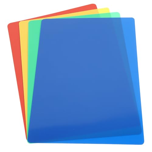 HEALSOPTHY 4 Stück Plastikine Pads Kreativ Herstellung Schneidematte aus Ton Machen Bausatz bastelset basteln für Werkzeug handgefertigtes Brett Kind handgemachtes Brett von HEALSOPTHY