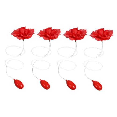 HEALSOPTHY 4 Stück Rote Wasser-sprüh-Rosen Realistische Blüten für Aprilscherze Partyspaß Handliche Wasserspritz-Blumen für Erwachsene für Halloween und Geburtstagsfeiern HEALSOPTHY 4 Stück Rote Wasser-sprüh-Rosen Realistische Blüten für Aprilscherze Partyspaß Handliche Wasserspritz-Blumen für Erwachsene für Halloween und Geburtstagsfeiern von HEALSOPTHY