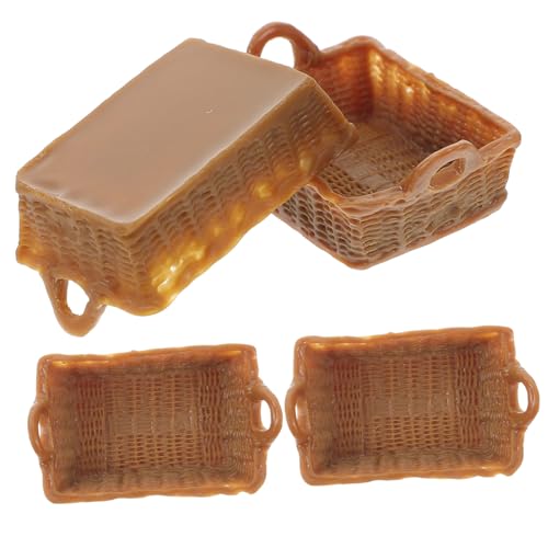 HEALSOPTHY 4 Stück Simulierter Mini-Korb für kinderspielzeug Kid Toys spielzeuge für spielzeugkorb miniaturmöbel für Miniaturkorb für Harz Light Brown HEALSOPTHY 4 Stück Simulierter Mini-Korb für kinderspielzeug Kid Toys spielzeuge für spielzeugkorb miniaturmöbel für Miniaturkorb für Harz Light Brown von HEALSOPTHY