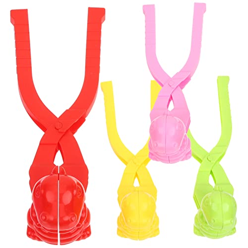HEALSOPTHY 4 Stück Teiliges Dinosaurier Maker für Clips für Schnee und Sandspielzeug Outdoor Spielzeuge für Winter und Sommerspaß für Jungen von HEALSOPTHY