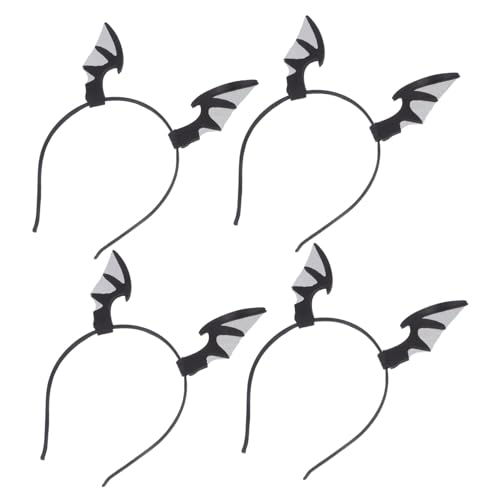 HEALSOPTHY 4 Stück Teiliges Halloween Stirnband mit Gepolsterten Fledermausflügeln Leichtes Komfortables Haarband für Frauen und Stilvolle Halloween-party-accessoires Passend für Festliche HEALSOPTHY 4 Stück Teiliges Halloween Stirnband mit Gepolsterten Fledermausflügeln Leichtes Komfortables Haarband für Frauen und Stilvolle Halloween-party-accessoires Passend für Festliche von HEALSOPTHY