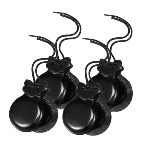 HEALSOPTHY 4 Stück Teiliges Holz Kastagnetten Finger Kastanets Musikinstrumente Spanische Percussion mit Glattem Finish für Tanz und Orff Musik Geeignet HEALSOPTHY 4 Stück Teiliges Holz Kastagnetten Finger Kastanets Musikinstrumente Spanische Percussion mit Glattem Finish für Tanz und Orff Musik Geeignet von HEALSOPTHY