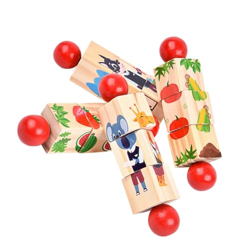 HEALSOPTHY 4 Stück Teiliges Holz Tiermotiv Drehpuzzle Lernspielzeug für Kleinkinder Langlebiges Montessori Bauklötze Pädagogisch Wertvolles Feinmotorik und Kommunikation HEALSOPTHY 4 Stück Teiliges Holz Tiermotiv Drehpuzzle Lernspielzeug für Kleinkinder Langlebiges Montessori Bauklötze Pädagogisch Wertvolles Feinmotorik und Kommunikation von HEALSOPTHY