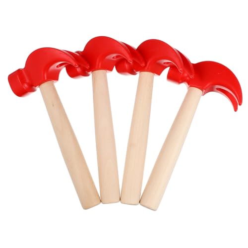 HEALSOPTHY 4 Stück Teiliges Holzspielzeug Hammer Sichere Glatte Oberfläche Pädagogisches Rollenspiel Werkzeug für Mädchen und Jungen Fördert Feinmotorik und Kreativität HEALSOPTHY 4 Stück Teiliges Holzspielzeug Hammer Sichere Glatte Oberfläche Pädagogisches Rollenspiel Werkzeug für Mädchen und Jungen Fördert Feinmotorik und Kreativität von HEALSOPTHY