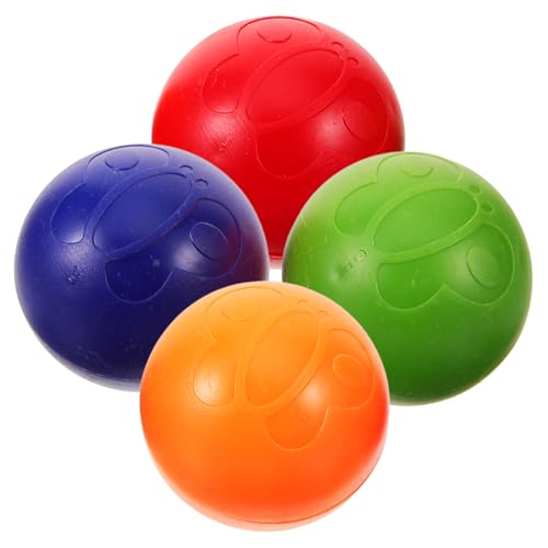 HEALSOPTHY 4 Stück Teiliges Maracas für Bunte Hand Shaker Bälle Leichter Robuster Rhythmus für Musikalische Früherziehung Einfache Handhabung und Tragbar von HEALSOPTHY
