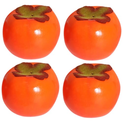 HEALSOPTHY 4 Stück Teiliges Mini Deko Künstliche Persimmonen aus Realistische Fruchtmodelle für Schaufenster und Küchen Dekoration Vielseitige Verwendung als Foto Requisiten und Sammlerstücke HEALSOPTHY 4 Stück Teiliges Mini Deko Künstliche Persimmonen aus Realistische Fruchtmodelle für Schaufenster und Küchen Dekoration Vielseitige Verwendung als Foto Requisiten und Sammlerstücke von HEALSOPTHY