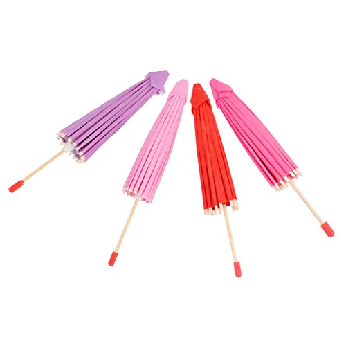HEALSOPTHY 4 Stück Teiliges Mini Ölpapierschirm Handbemalt DIY Bastelzubehör Leichte Bambus Papierschirme in Rot Kindergarten Dekoration Kreative Malspielzeuge HEALSOPTHY 4 Stück Teiliges Mini Ölpapierschirm Handbemalt DIY Bastelzubehör Leichte Bambus Papierschirme in Rot Kindergarten Dekoration Kreative Malspielzeuge von HEALSOPTHY