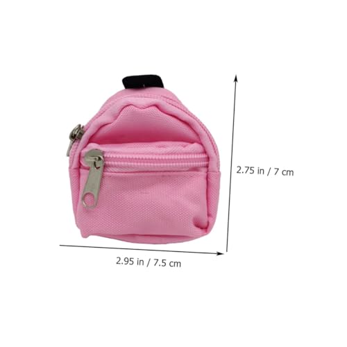 HEALSOPTHY 4 Stück Teiliges Mini Puppenrucksack aus Realistisch Gestaltete Miniatur Schultaschen in Gemischten Farben Strapazierfähiges DIY Puppenzubehör für Puppenhaus Dekoration von HEALSOPTHY