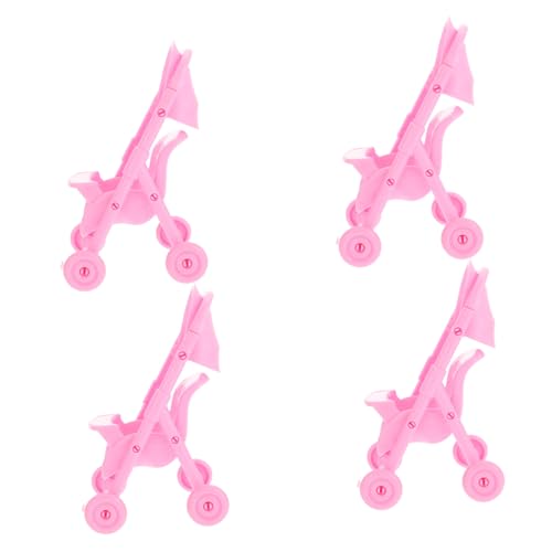 HEALSOPTHY 4 Stück Teiliges Mini Puppenwagen aus Kunststoff Realistische Kinderwagen für Rollenspiele Pinke Puppenwagen Zubehör für Jungen und Mädchen Pädagogisches Rollenspielspielzeug HEALSOPTHY 4 Stück Teiliges Mini Puppenwagen aus Kunststoff Realistische Kinderwagen für Rollenspiele Pinke Puppenwagen Zubehör für Jungen und Mädchen Pädagogisches Rollenspielspielzeug von HEALSOPTHY