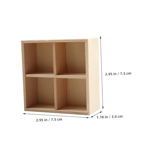 HEALSOPTHY 4 Stück Teiliges Miniatur Puppenhaus Küchenmöbel aus Massivem Holz DIY Möbel für Realistische Puppenhaus Dekoration Robuste Kleine Schränke für Kreative Wohn und HEALSOPTHY 4 Stück Teiliges Miniatur Puppenhaus Küchenmöbel aus Massivem Holz DIY Möbel für Realistische Puppenhaus Dekoration Robuste Kleine Schränke für Kreative Wohn und von HEALSOPTHY