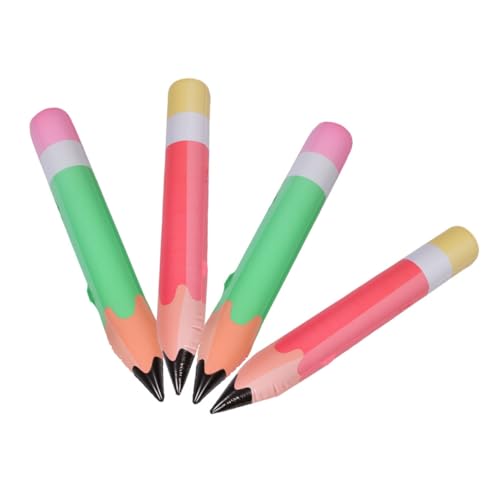 HEALSOPTHY 4 Stück Teiliges PVC Aufblasbares Bleistift Langlebige Große Party und Klassenzimmerdekoration Leichte Wiederverwendbare Schulanfang Luftballons Grün und Rot HEALSOPTHY 4 Stück Teiliges PVC Aufblasbares Bleistift Langlebige Große Party und Klassenzimmerdekoration Leichte Wiederverwendbare Schulanfang Luftballons Grün und Rot von HEALSOPTHY