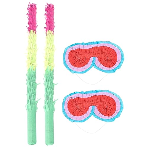 HEALSOPTHY 4 Stück Teiliges Pinata Stick mit Augenmaske für Kindergeburtstagsfeiern Lustige Partydekoration für Jungen und Zubehör für Fröhliche HEALSOPTHY 4 Stück Teiliges Pinata Stick mit Augenmaske für Kindergeburtstagsfeiern Lustige Partydekoration für Jungen und Zubehör für Fröhliche von HEALSOPTHY