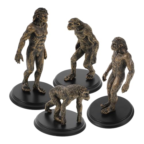 HEALSOPTHY 4 Stück Teiliges Primitive Menschen Figuren aus Kunststoff Detailgetreu Simulierte Hominiden Modelle für Unterricht und Zuhause Leichte Sichere Lernspielzeuge zur HEALSOPTHY 4 Stück Teiliges Primitive Menschen Figuren aus Kunststoff Detailgetreu Simulierte Hominiden Modelle für Unterricht und Zuhause Leichte Sichere Lernspielzeuge zur von HEALSOPTHY