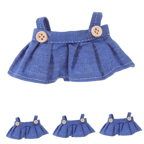 HEALSOPTHY 4 Stück Teiliges Puppenkleid Passgenaue Stoffkleidung Overall Rock Outfit für Stoffpuppen mit Schnellem An Ausziehen Modischem Design für Kreatives Rollenspiel HEALSOPTHY 4 Stück Teiliges Puppenkleid Passgenaue Stoffkleidung Overall Rock Outfit für Stoffpuppen mit Schnellem An Ausziehen Modischem Design für Kreatives Rollenspiel von HEALSOPTHY