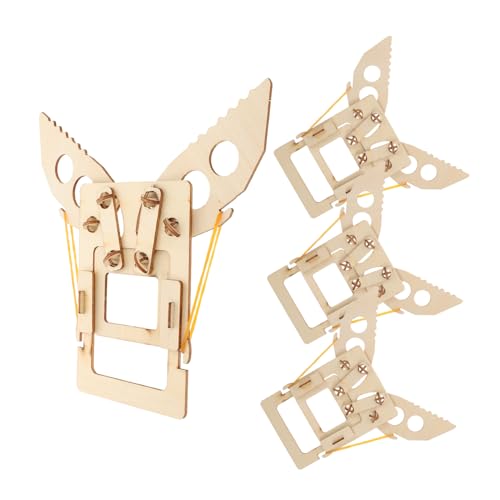 HEALSOPTHY 4 Stück Teiliges Stem Holzbaukasten für Jahre Mechanisches DIY Holzpuzzle Kreatives Lernspielzeug für Handwerkliche Schulprojekte Interaktives Mechanisches Arm Modell HEALSOPTHY 4 Stück Teiliges Stem Holzbaukasten für Jahre Mechanisches DIY Holzpuzzle Kreatives Lernspielzeug für Handwerkliche Schulprojekte Interaktives Mechanisches Arm Modell von HEALSOPTHY