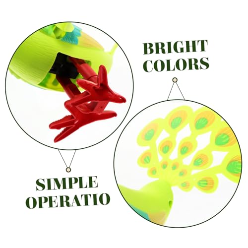 HEALSOPTHY 4 Stück Teiliges Wind up Niedliches Mechanisches Tier mit Aufziehfunktion Verschleißfestes Getriebe Interaktives Lernspielzeug für Kleinkinder Ab Jahren von HEALSOPTHY