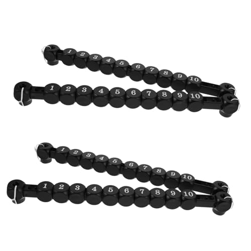 HEALSOPTHY 4 Stück Tischfußball Punktemarker Shuffleboard Punktezähler Punktezähler Für Tischfußball Punkteeinheit Kunststoff von HEALSOPTHY