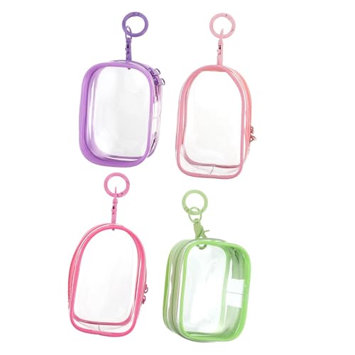 HEALSOPTHY 4 Stück Transparente Mini Figurentasche mit Schlüsselanhänger Teiliges Leichte Aufbewahrungstasche für Sammler Tragbare Hülle für Kleine Puppen Staubgeschützt für Reisen und HEALSOPTHY 4 Stück Transparente Mini Figurentasche mit Schlüsselanhänger Teiliges Leichte Aufbewahrungstasche für Sammler Tragbare Hülle für Kleine Puppen Staubgeschützt für Reisen und von HEALSOPTHY