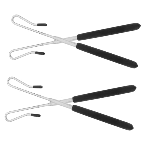 HEALSOPTHY 4 Teiliges Verstellbare Metall Handhebel für Handpuppen Langlebige Armsteuerungsstäbe mit Weichem Griff für Halbkörperige Puppen Geeignet für Verschiedene Handgrößen und von HEALSOPTHY
