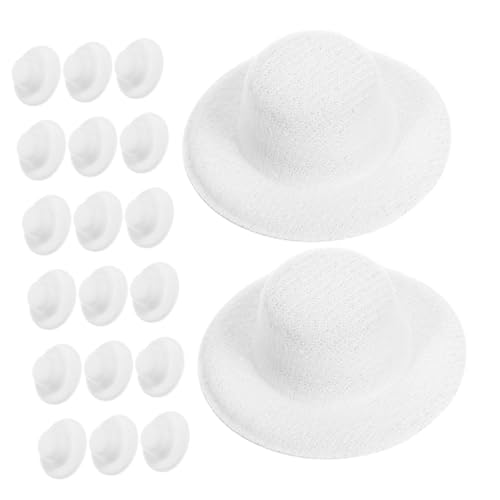 HEALSOPTHY 40 Stück Handgefertigte Hüte Zylinder Weinflaschenhüte Puppenhaus Miniaturhüte Miniatur Zylinderhüte DIY Bastelarbeiten Miniaturhüte Babypuppenkappen Winzige Puppenhüte von HEALSOPTHY