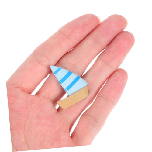 HEALSOPTHY 40 Stück Miniatur Segelboot Modelle Detailreiche Meeres Dekoration für Micro Landschaft Geeignet für Büro Regal Meer-Themen Anlass Kreative Kombinationen für Garten und Party von HEALSOPTHY