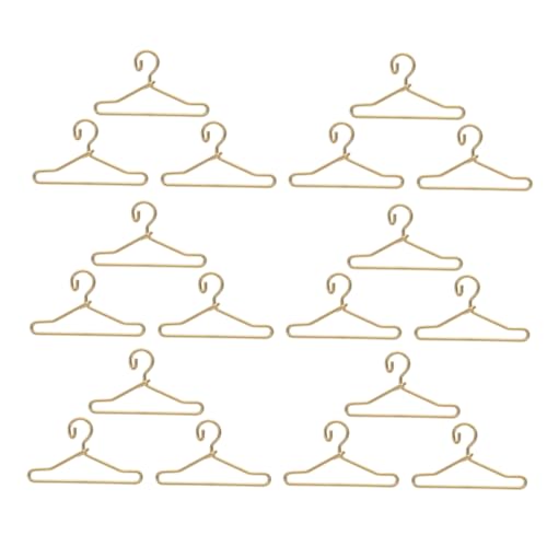 HEALSOPTHY 40 Stück Miniature Puppen Kleiderbügel aus Metall Gold für Puppenhaus und Puppen Kleiderschrank Langlebig und Sicher Einfach zu Verwenden für Puppenbekleidung HEALSOPTHY 40 Stück Miniature Puppen Kleiderbügel aus Metall Gold für Puppenhaus und Puppen Kleiderschrank Langlebig und Sicher Einfach zu Verwenden für Puppenbekleidung von HEALSOPTHY