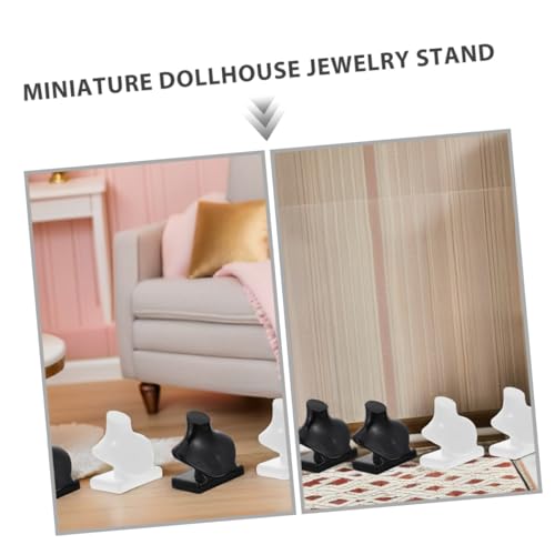 HEALSOPTHY 40 Stück Teiliges Mini Schmuckständer aus Kleine Halskettenhalter Realistische Miniatur Puppenhaus Dekoration Stabile Schmuckhalter für Sammler HEALSOPTHY 40 Stück Teiliges Mini Schmuckständer aus Kleine Halskettenhalter Realistische Miniatur Puppenhaus Dekoration Stabile Schmuckhalter für Sammler von HEALSOPTHY