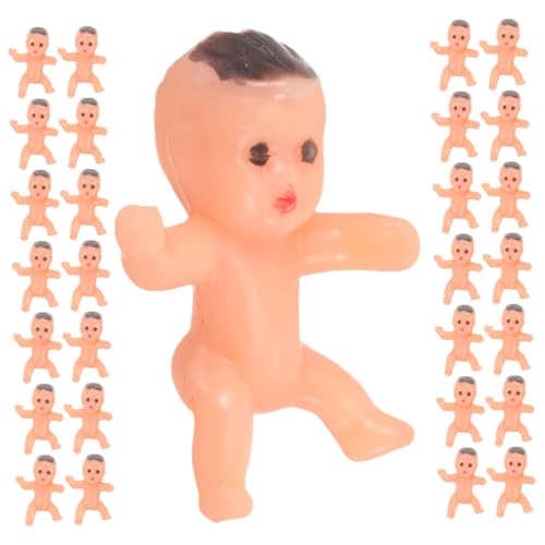 HEALSOPTHY 40Stücke Babyfiguren Set mit Niedlichen Puppen Robuste Deko für Babyparty Kuchendekoration und für Vielseitige Anwendungen und Unvergessliche Feiern von HEALSOPTHY