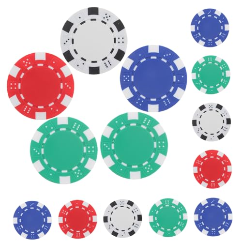 HEALSOPTHY 40stücke Poker Chips Stapelbare Zählchips Für Poker Mahjong Und Partys Für Spiele Und Lernzwecke von HEALSOPTHY