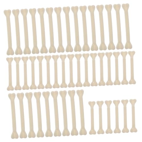 HEALSOPTHY 48 Stück Teiliges Halloween Plastik Knochen Weiß Künstliche Leuchtknochen für Partydekoration Gruselige Bastelaccessoires für Fasching Karneval und Haunted House Deko HEALSOPTHY 48 Stück Teiliges Halloween Plastik Knochen Weiß Künstliche Leuchtknochen für Partydekoration Gruselige Bastelaccessoires für Fasching Karneval und Haunted House Deko von HEALSOPTHY