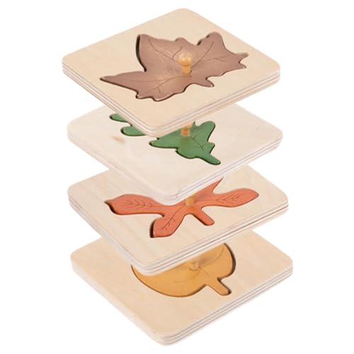 HEALSOPTHY 4Stücke Montessori Puzzle Kognitives Lernspielzeug für Holzspielzeug Motorik und Formenkenntnis für Frühe Bildung HEALSOPTHY 4Stücke Montessori Puzzle Kognitives Lernspielzeug für Holzspielzeug Motorik und Formenkenntnis für Frühe Bildung von HEALSOPTHY