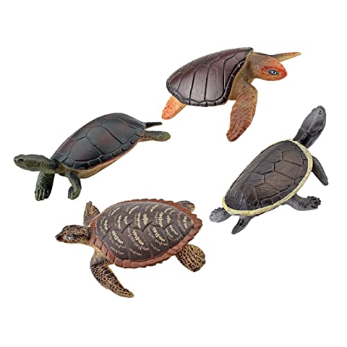 HEALSOPTHY 4Stücke Teiliges Schildkrötenmodell Spielzeugset Realistische Kunststoff Schildkröten für Badewanne Pool und Dekoration Pädagogisches für Tolle Geschenkidee für Partys HEALSOPTHY 4Stücke Teiliges Schildkrötenmodell Spielzeugset Realistische Kunststoff Schildkröten für Badewanne Pool und Dekoration Pädagogisches für Tolle Geschenkidee für Partys von HEALSOPTHY