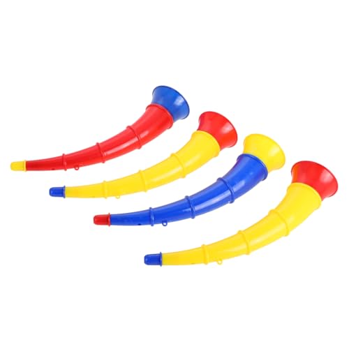 HEALSOPTHY 4Stücke Trompetenspielzeug aus Ochsenhorn für Lautes Fußballhorn und Schulsportspielzeug Musikinstrument für Kindergarten und Partys Fördert Kreativität HEALSOPTHY 4Stücke Trompetenspielzeug aus Ochsenhorn für Lautes Fußballhorn und Schulsportspielzeug Musikinstrument für Kindergarten und Partys Fördert Kreativität von HEALSOPTHY