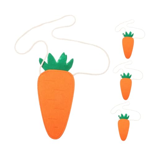 HEALSOPTHY 4pcs Entzückende Kinder Ostern Karottenbeutel Crossbody -geldbörse Für Kleine Mädchen Lustige Und Modische Osteraccessoires Kinderschule Schultasche HEALSOPTHY 4pcs Entzückende Kinder Ostern Karottenbeutel Crossbody -geldbörse Für Kleine Mädchen Lustige Und Modische Osteraccessoires Kinderschule Schultasche von HEALSOPTHY