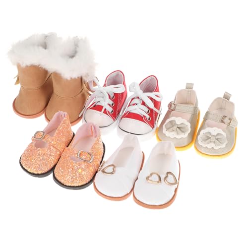 HEALSOPTHY 5 Paare Puppenschuhe Puppenturnschuhe winzige Puppenersatzschuhe Leinwandschuh Kleine Schuhe für Puppen Stoffschuhe für Puppen Puppenspielzeugschuhe süße Schuhaccessoires HEALSOPTHY 5 Paare Puppenschuhe Puppenturnschuhe winzige Puppenersatzschuhe Leinwandschuh Kleine Schuhe für Puppen Stoffschuhe für Puppen Puppenspielzeugschuhe süße Schuhaccessoires von HEALSOPTHY