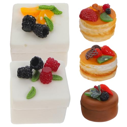 HEALSOPTHY 5 Sätze Teiliges von DIY Kuchenförmigen Aufbewahrungsboxen für Kreatives Hand Augen Koordination und DIY Fähigkeiten für Kindergarten und Fotografie von HEALSOPTHY